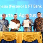 Bank Mandiri bersama PT Pelabuhan Indonesia (Pelindo) menjalin kemitraan strategis lebih dari dua dekade, sebagai bagian dari upaya berkelanjutan kedua perusahaan dalam meningkatkan kualitas infrastruktur dan layanan keuangan di Indonesia. Foto: Dok Bank Mandiri