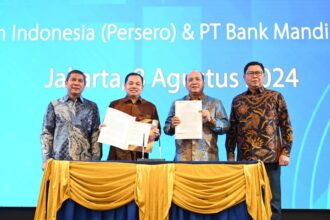 Bank Mandiri bersama PT Pelabuhan Indonesia (Pelindo) menjalin kemitraan strategis lebih dari dua dekade, sebagai bagian dari upaya berkelanjutan kedua perusahaan dalam meningkatkan kualitas infrastruktur dan layanan keuangan di Indonesia. Foto: Dok Bank Mandiri