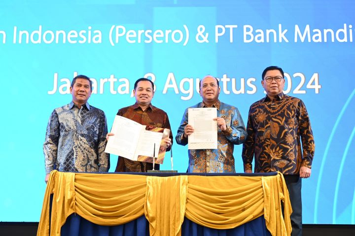 Bank Mandiri bersama PT Pelabuhan Indonesia (Pelindo) menjalin kemitraan strategis lebih dari dua dekade, sebagai bagian dari upaya berkelanjutan kedua perusahaan dalam meningkatkan kualitas infrastruktur dan layanan keuangan di Indonesia. Foto: Dok Bank Mandiri