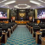 Ilustrasi pelaksanana sidang paripurna DPRD DKI terkait APBDP 2024.(foto dok setwan)