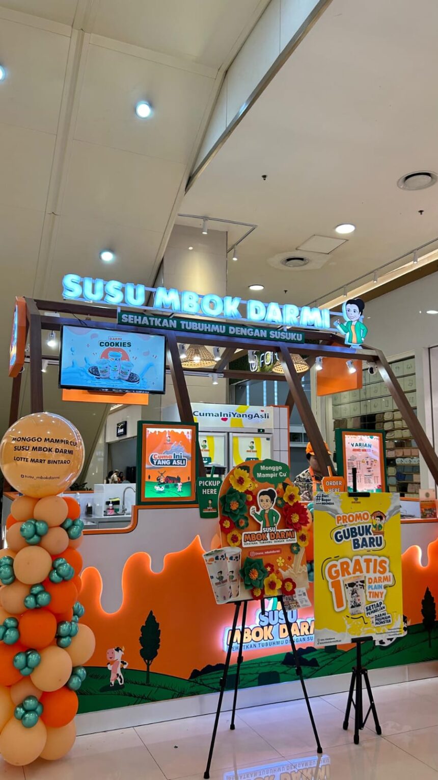 Telah Hadir 11 Tahun, Susu Mbok Darmi, Menuju Bandung, setelah 110 Outlet di Jabodetabek