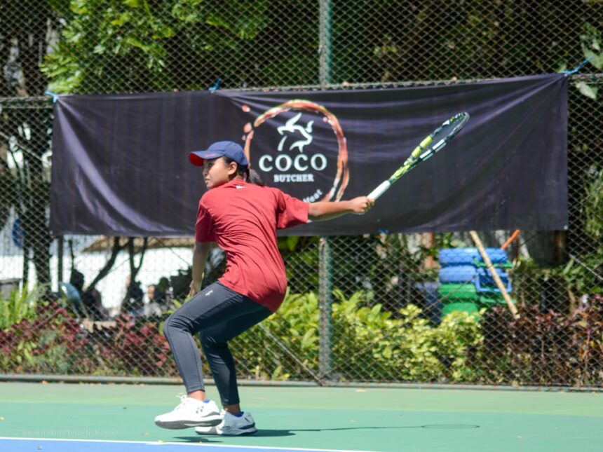 Noya Myeisha Nafeeza Rizaldi mengejutkan unggulan teratas, Fajrina Aurelia, pada babak kedua tunggal putri KU 16 ajang Ultra Milk Next Gen Tennis Cup, Minggu 4 Agustus 2024.