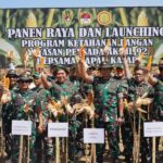 Panen Raya Jagung yang berlangsung di Majalengka, Jawa Barat, Senin (5/8/2024). Foto: Dispenad