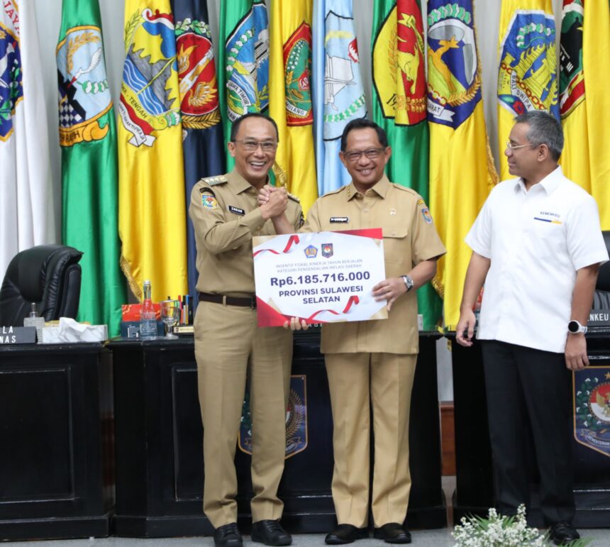 Sulsel mendapat apresiasi atas baiknya tingkat pengendalian inflasi. Foto: dok humas