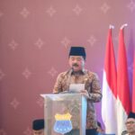 Menteri Koordinator Bidang Politik, Hukum dan Keamanan Marsekal TNI (Purn) Hadi Tjahjanto saat membuka Kongres ke-21 Pemuda Mahasiswa Islam Indonesia (PMII) mewakili Presiden RI di Jakabaring, Palembang, Jumat (9/8/2024). Foto: Humas Kemenko Polhukam