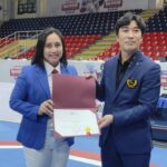 Wasit Taekwondo asal Indonesia, Martina Navratilova. dipercaya untuk memimpin jalannya pertandingan PARALIMPIADE/PARALYMPIC GAMES 2024 di Paris, Prancis. Foto/ist