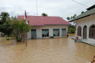 Kondisi lokasi terdampak banjir di sejumlah wilayah di Kabupaten Aceh Tenggara, Provinsi Aceh, pada Kamis (22/8/2024). Foto: BPBD Kabupaten Aceh Tenggara