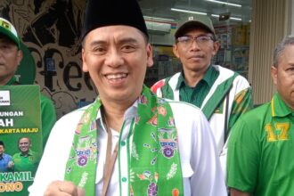 Ketua DPW PPP DKI Jakarta yang juga Wamenag, Saiful Rahmat Dasuki.(Foto sofian/ipol.id)