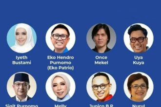 Deretan artis Indonesia yang lolos di DPR RI. Foto: IG, @medsoszone (tangkap layar)