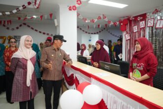 Pj Gubernur Sulsel saat meninjau RSUD Regional La Mappapenning Bone. Foto: dok humas