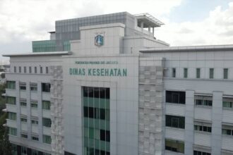 Ilustrasi gedung Dinas Kesehatan di kawasan Jakarta Pusat.(Foto medsos Dinkes)