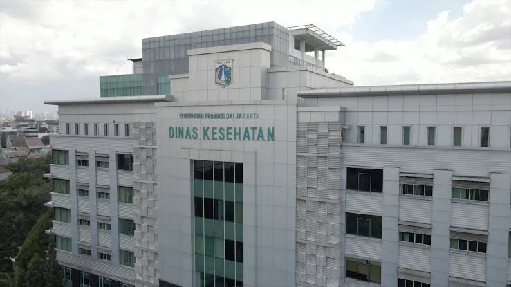 Ilustrasi gedung Dinas Kesehatan di kawasan Jakarta Pusat.(Foto medsos Dinkes)