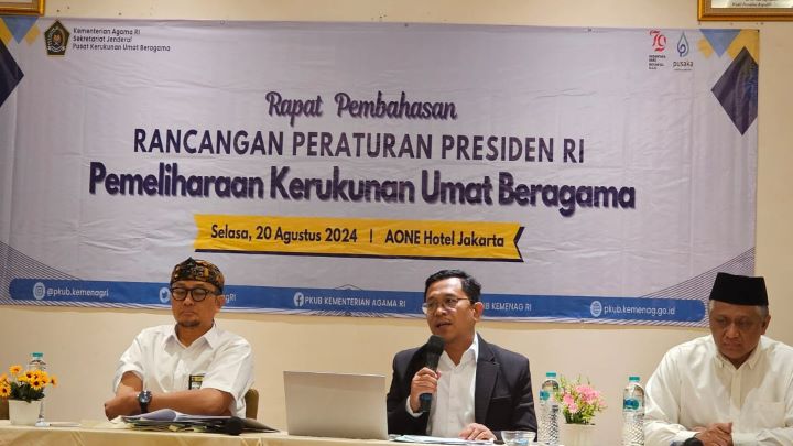 Kepala Pusat Kerukunan Umat Beragama Muhammad Adib Abdushomad menyampaikan, setelah harmonisasi, tahap selanjutnya RPP tersebut diajukan ke Presiden untuk disahkan menjadi Peraturan Presiden.