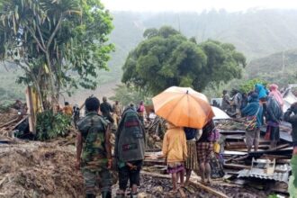 Kondisi lokasi wilayah terdampak banjir bandang di Kabupaten Dogiyai, Provinsi Papua Tengah. Foto: BPBD Kabupaten Dogiyai