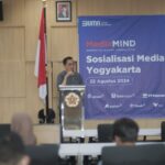 Program sosialisasi kompetisi karya jurnalistik MediaMIND 2024 di Yogyakarta. Foto: Dok MIND ID