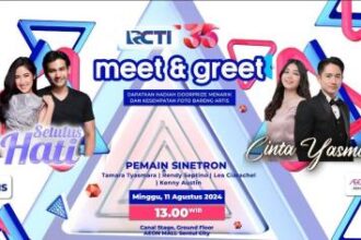 RCTI akan memanjakan para penggemarnya dengan mengadakan Meet & Greet Sinetron RCTI di Canal Stage, Ground Floor, AEON MALL Sentul City, pada Minggu, 11 Agustus 2024. (Foto: RCTI)