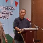 Ketua DPRD DKI Jakarta, Prasetio Edi Marsudi saat memberikan sambutan.(Foto sofian/ipol.id)