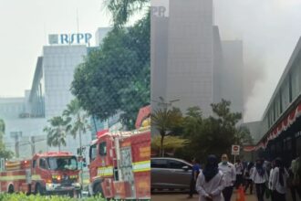 Situasi Rumah Sakit Pusat Pertamina (RSPP), Kebayoran Baru, Jakarta Selatan. Foto: X, @shrazz (tangkap layar)