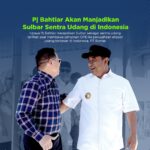 Pj Gub Sulbar fokus untuk menjadikan daerahnya sentra produksi udang. Foto: dok humas