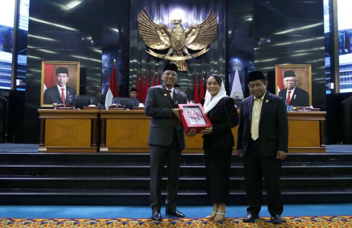 Rapat paripurna DPRD DKI terkait dengan APBD Perubahan 2024.(Foto dok setwan)