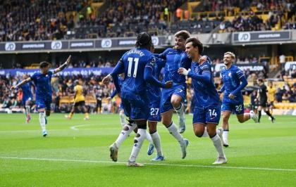 Chelsea pesta gol 6-2 lawan Wolverhampton Wanderers di lanjutan Liga Inggris 2024-2025. Striker Noni Madueke mencetak hattrick. (foto: Preimer League)