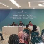 Jajaran direksi PT Asuransi Ciputra Indonesia (Ciputra Life) melaporkan kinerja perusahaan yang berhasil tumbuh positif di tahun 2023. Foto: Ahmad/ipol.id