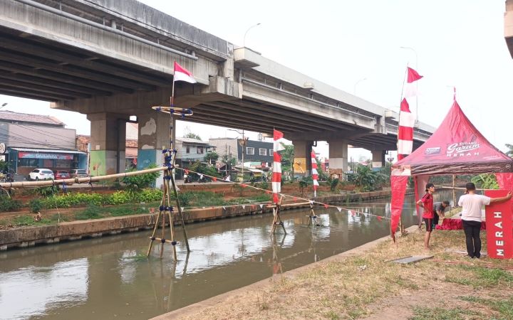 Warga RW 04, Kelurahan Cipinang Melayu, Kecamatan Makasar, Jakarta Timur, bakal menggelar lomba 17 Agustusan bertajuk Semarak Kalimalang di aliran Kalimalang akhir pekan ini. Foto: Dok/ipol.id