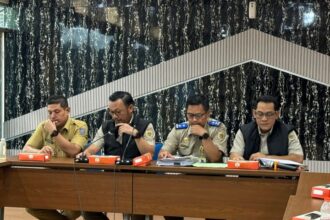 Rapat koordinasi antara Pemkot Depok dengan Kantor Pertanahan Kota Depok dalam agenda Hak Pengelolaan (HPL) yang telah diajukan Pemkot dan memantapkan program lainnya, Senin 12 Agustus 2024. (Foto: BPN Kota Depok)