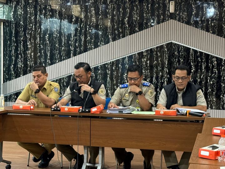 Rapat koordinasi antara Pemkot Depok dengan Kantor Pertanahan Kota Depok dalam agenda Hak Pengelolaan (HPL) yang telah diajukan Pemkot dan memantapkan program lainnya, Senin 12 Agustus 2024. (Foto: BPN Kota Depok)