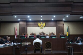 Perwakilan PT RBT, Harvey Moeis saat didakwa di Pengadilan Tipikor Jakarta, Rabu (14/8/2024). Foto: Puspenkum Kejaksaan Agung