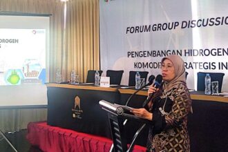 Plt. Direktur Jenderal Industri Kimia, Farmasi dan Tekstil Reni Yanita saat membuka Focus Group Discussion (FGD) Pengembangan Hidrogen sebagai Komoditas di Jakarta,