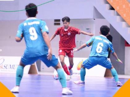 Tim futsal putra DKI Jakarta menang tipis 1-0 atas Sulawesi Barat pada matchday pertama Grup A Futsal PON 2024. (foto: instagram/galeri.futsal)