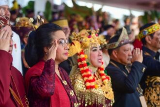 Sejumlah menteri hadir pada Upacara Peringatan Detik-Detik Proklamasi di Istana Negara, Ibu Kota Nusantara, pada Sabtu, 17 Agustus 2024. Foto: BPMI Setpres