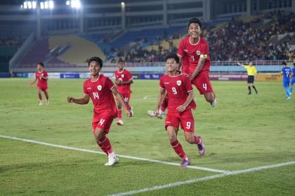 Selebrasi timnas U-17