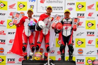 Pembalap Astra Honda Racing Team dominasi kelas SS600 dan AP250. (Foto: dok AHRT)