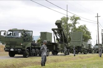 Sistem pertahanan rudal Patriot PAC-3 dikerahkan di Sapporo, Jepang, pada tanggal 18 Juni 2020. Foto KYODO/VNA