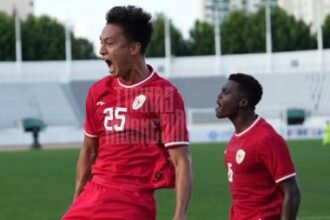 Timnas Indonesia U-20 menang comeback 2-1 atas Argentina pada ajang Seoul Earth On Us Cup di Mokdong Stadium, Rabu (28/8/2024) siang WIB. (Foto: timnas.indonesia)