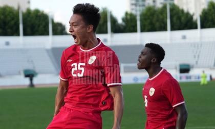 Timnas Indonesia U-20 menang comeback 2-1 atas Argentina pada ajang Seoul Earth On Us Cup di Mokdong Stadium, Rabu (28/8/2024) siang WIB. (Foto: timnas.indonesia)