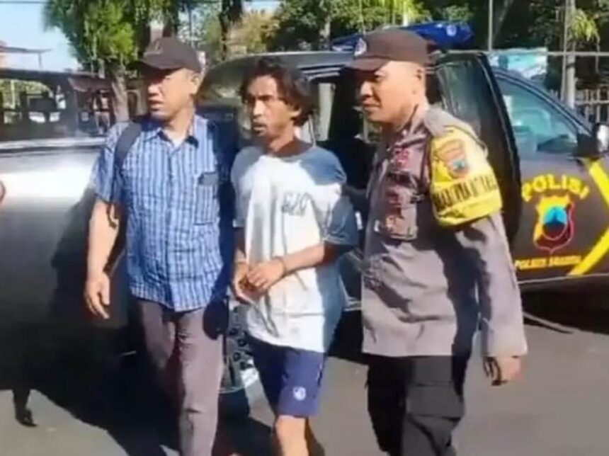 Pelaku penganiayaan imam di Sragen ditangkap pihak kepolisian. Foto: IG, @icws_infocegatanwilayahsragen