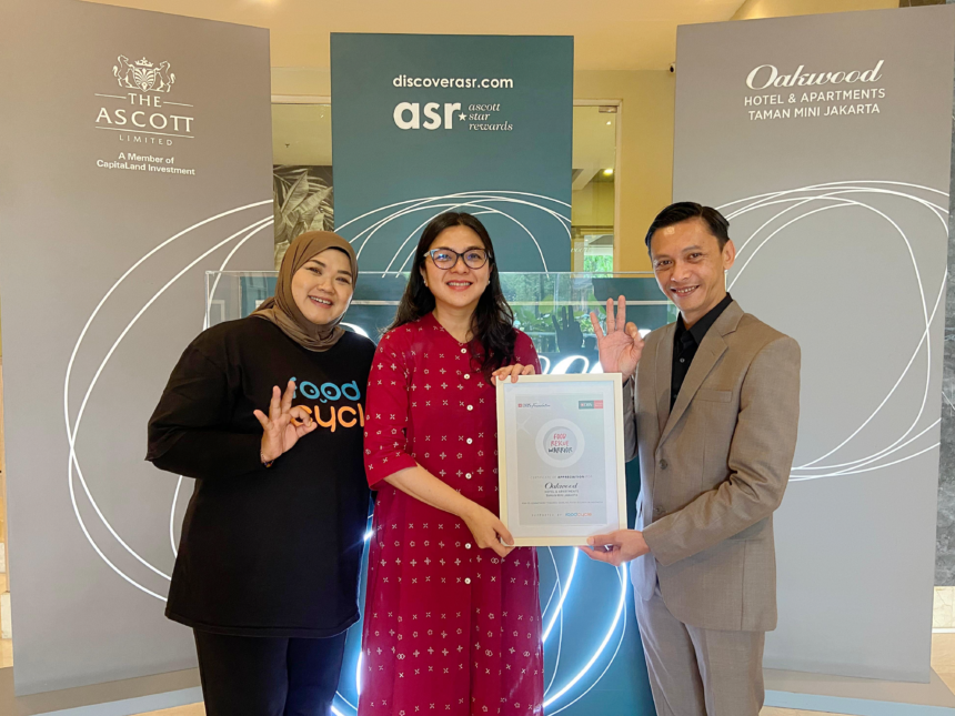 Oakwood Hotel & Apartments Taman Mini Jakarta dengan bangga mengumumkan kolaborasinya dengan Food Cycle dan DBS dalam program inovatif, Food Rescue Warrior’s.