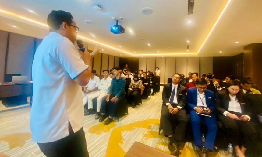 BPJS Ketenagakerjaan Jakarta Kebon Sirih menggelar sosialisasi perkembangan program BPJS Ketenagakerjaan Karyawan Group Ashley Hotel. Foto: