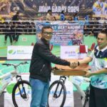 BPJS Ketenagakerjaan Jakarta Menara Jamsostek memberikan layanan pendaftaran kepesertaan kepada seluruh peserta Kejuaraan Pelajar III Usia Dini dan Praremaja, di GOR Bandung, Jawa Barat.