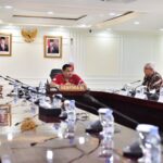 Menteri Pemuda dan Olahraga Republik Indonesia (Menpora RI ) Dito Ariotedjo menerima audiensi Penjabat (Pj) Gubernur Gorontalo, Rudy Salahuddin beserta jajarannya di Lantai 10 Graha Kemenpora, Senayan, Jumat (2/8). (foto:andre/kemenpora.go.id)