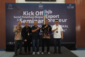 bank bjb berkomitmen mendukung pelaku usaha mikro, kecil, dan menengah (UMKM) dalam memasuki pasar ekspor melalui program baru bertajuk "bjb Exportpreneur." Foto" Ist