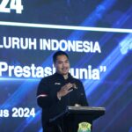 Menteri Pemuda dan Olahraga Dito Ariotedjo memberi apresiasi kepada Pengurus Pusat Persatuan Bulu Tangkis Seluruh Indonesia (PP PBSI) yang mengambil langkah cepat untuk melakukan transformasi dan evaluasi dengan melakukan Musyawarah Nasional (Munas) dan terpilihnya Fadil Imran sebagai Ketum PBSI Periode 2024-2028.(foto:istimewa)