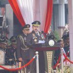 Jaksa Agung ST Burhanuddin saat memimpin Upacara Peringatan Hari Lahir Kejaksaan RI ke-79 Tahun 2024 di Lapangan Badan Pendidikan dan Pelatihan Kejaksaan RI, Jakarta, Senin (2/9/2024). Foto: Dok Puspenkum Kejaksaan Agung