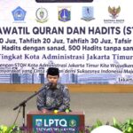 Salah satu peserta mengikuti Seleksi Tilawatil Quran dan Hadist (STQH) Tingkat Kota Administrasi Jakarta Timur, di Kantor Pemkot Jakarta Timur, Rabu (25/9/2024). Foto: Ist