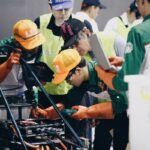 Mobil besutan tim Anargya ITS, Anargya EV Mark 4.0, yang diperiksa oleh juri FSAE Japan 2024 pada tahap EV Inspection. Foto: ITS