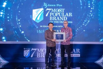 Penghargaan "Most Popular Brand of The Year" tidak hanya menjadi kebanggaan bagi bank bjb, tetapi juga menjadi motivasi untuk terus berinovasi dan memberikan yang terbaik bagi nasabah dan masyarakat. Foto: bank bjb