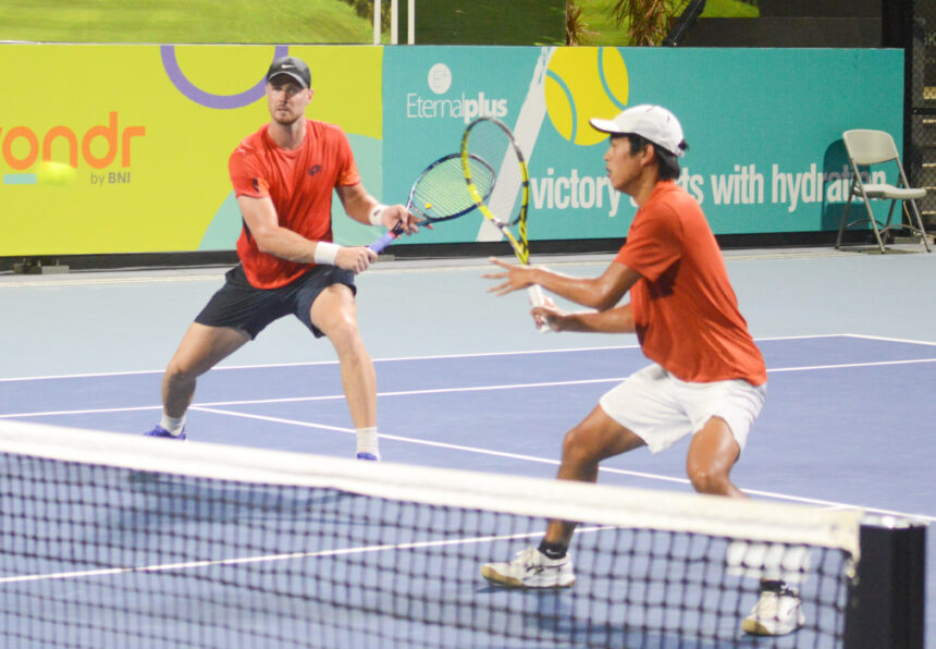 Duet Indonesia-Australia, Nathan Anthony Barki /Blake Ellis, bakal menantang unggulan pertama pada semi final seri ketiga Amman Mineral Men’s Tennis World Championship.